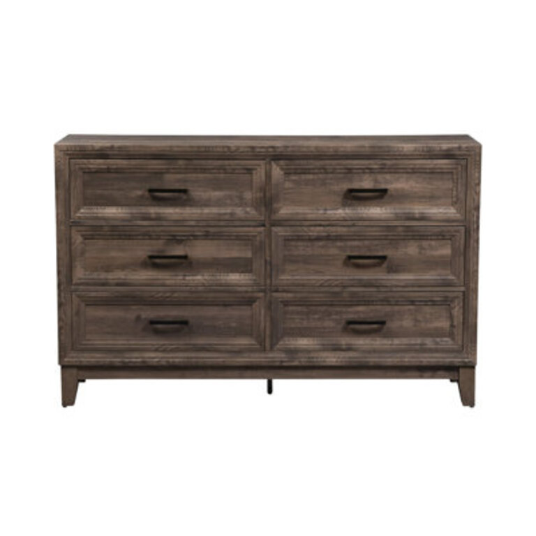 Anquenette 6 Drawer 60 W Double Dresser