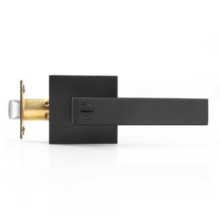 Heavy Duty Privacy Door Lever Keyless Lock with Square Rosette