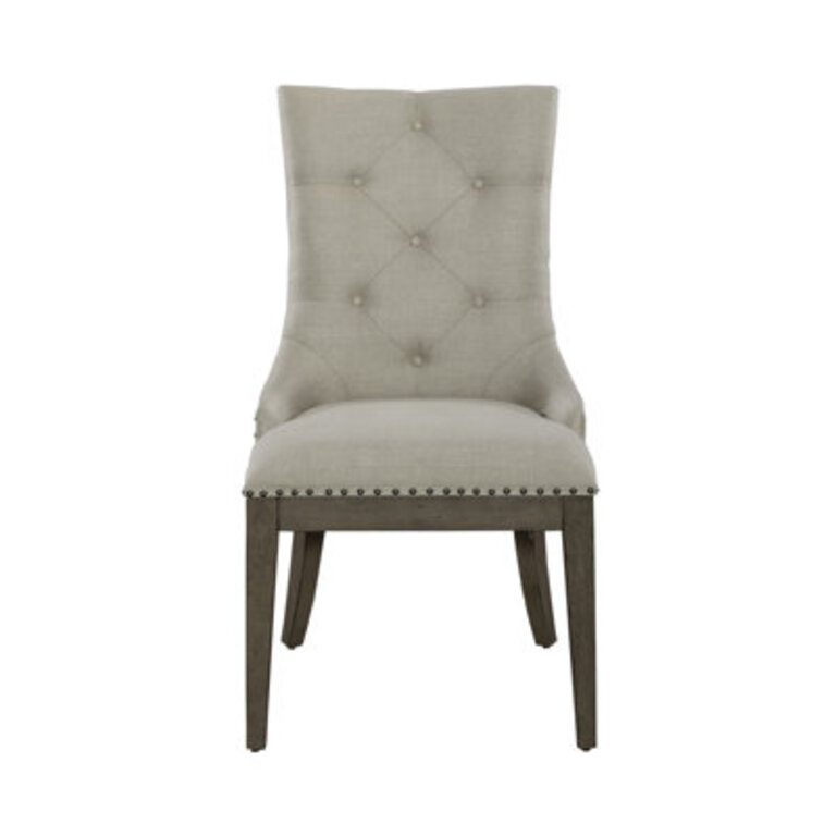 Aisja Upholstered Shelter Side Chair
