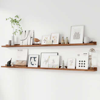 Darlicia 2 Piece Picture Ledge Wall Mounted Shelf