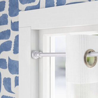 Wayfair Basics Bruton Decorative Camlock Tension Rod 28-48 or 48-84 Length 58 Dia