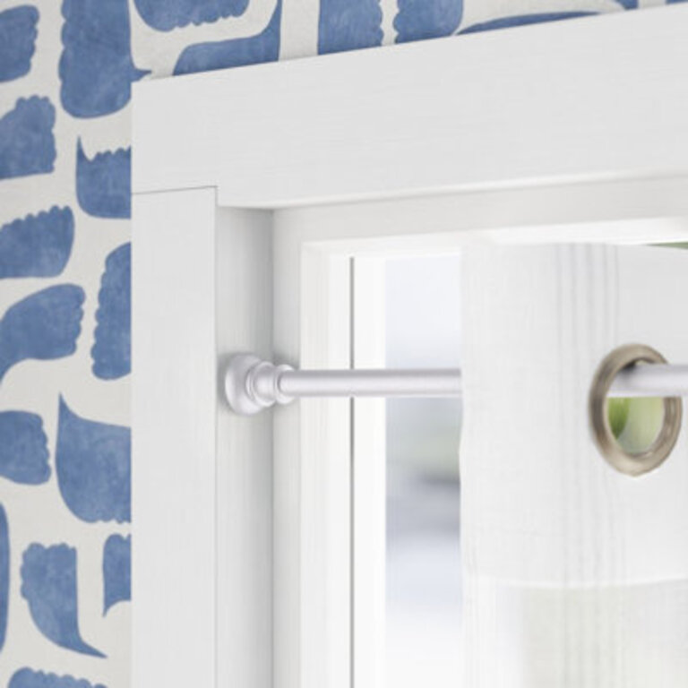 Wayfair Basics Bruton Decorative Camlock Tension Rod 28-48 or 48-84 Length 58 Dia