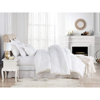 1800 Series White Down-Alternative Duvet Insert