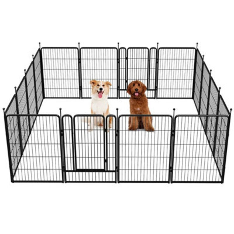 40 Tall 16 Panels Heavy Duty Pet Pen Dog Playpen