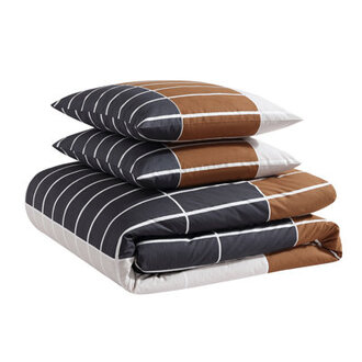 Marimekko Tiiliskivi Raita Cotton Duvet Cover Set