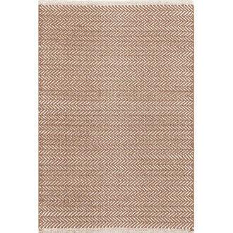 Herringbone Stone Handwoven Cotton Rug