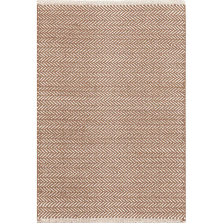 Herringbone Stone Handwoven Cotton Rug