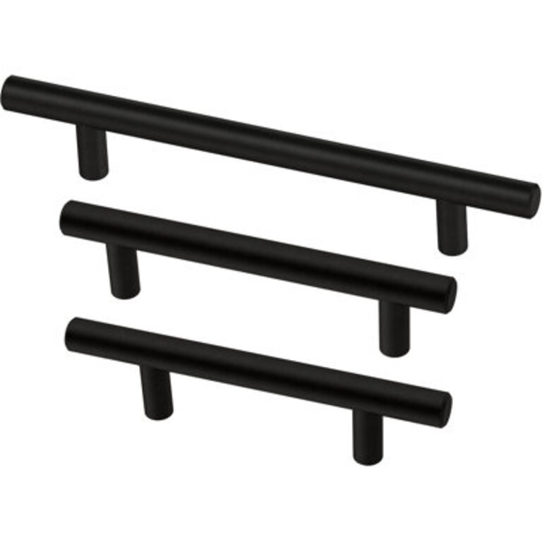 Solid Bar Cabinet Drawer Bar Pulls 10-Pack