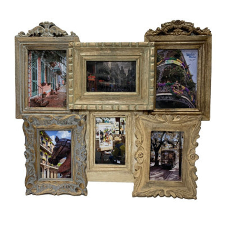 Oliverson 6 Piece Collage Frame Set in Gold