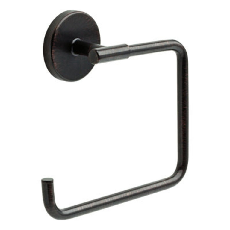 Trinsic Wall Mount Square Open Towel Ring Bath Hardware Accessory