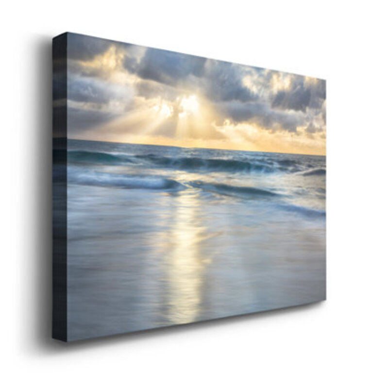 Cloudscape Shore - Wrapped Canvas Photograph