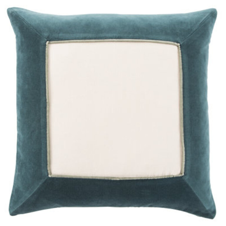 Emerson Square Cotton Pillow Cover