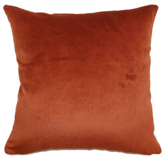 Juno Plain Square Velvet Pillow Cover  Insert