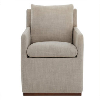 Bobbi Upholstered Dining Arm Chair