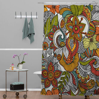 Jonesville Floral Shower Curtain