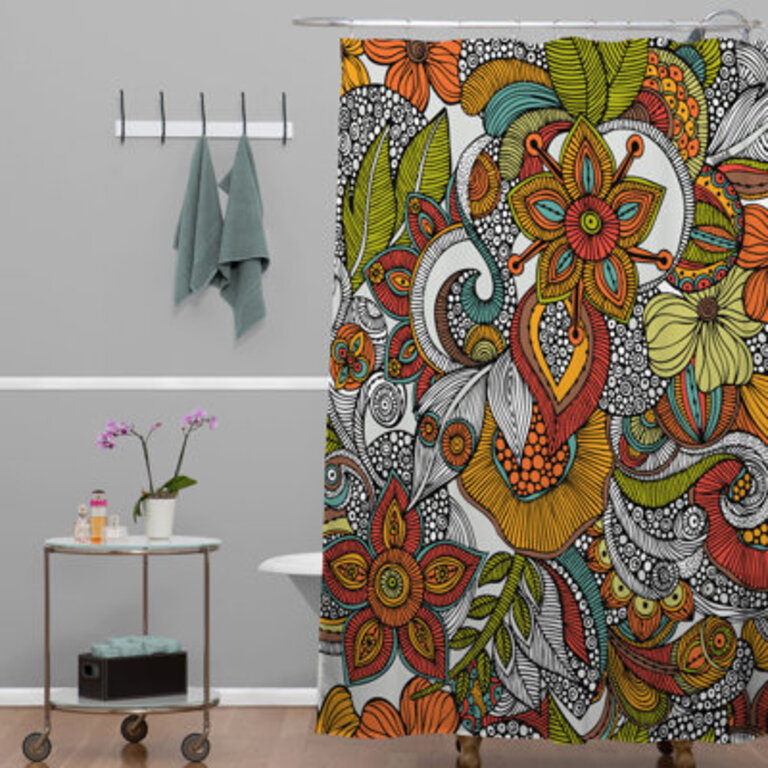 Jonesville Floral Shower Curtain