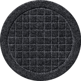 WaterHog Squares 12 Round Indoor Outdoor Plant Trivet