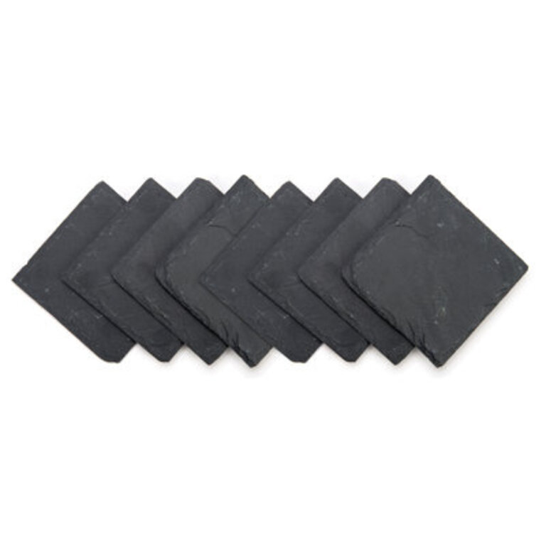 Stoneware Square 8 Piece Coaster Set