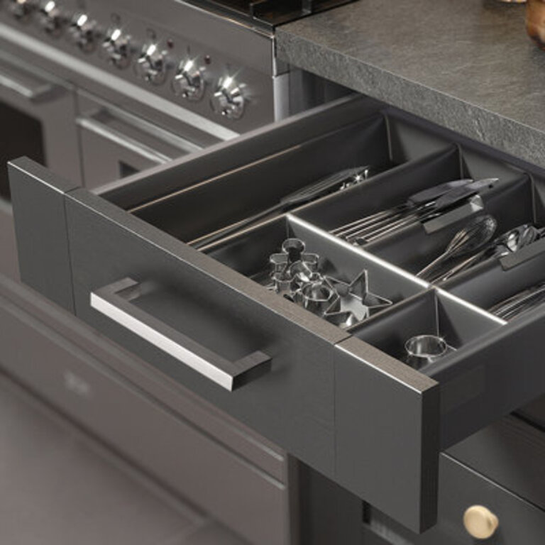 Stainless Steel Square Kitchen 5 Center to Center Bar Pull Multipack