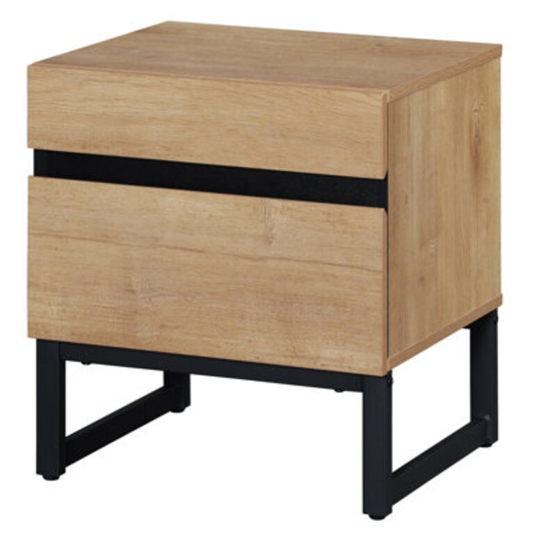Aadam Nightstand With 2 Drawers