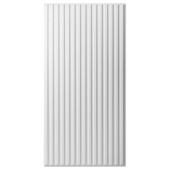 48 x 24  Drop in PVC Ceiling TileSlat Design 3D Wall PanelsCovers 96 sqft Set of 12