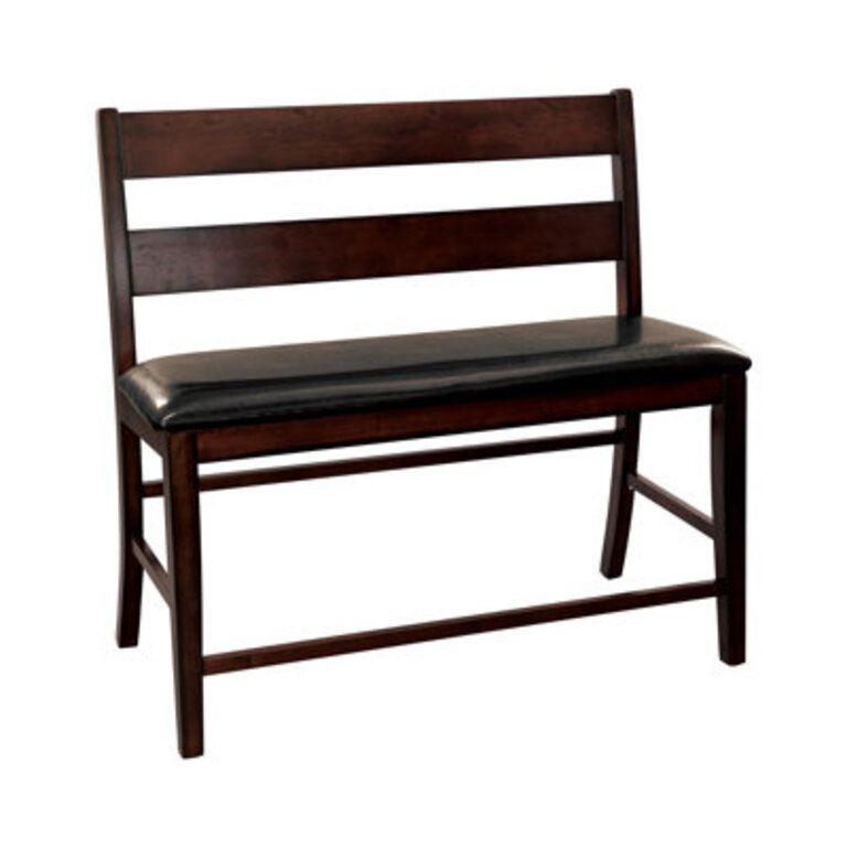 Abdulkadyr Faux Leather Upholstered Bench