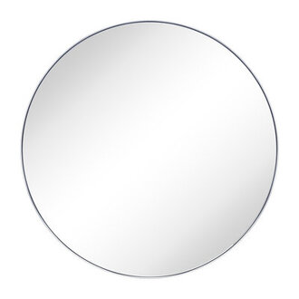 Circular Round Stainless Steel Framed Wall Mounted Bathroom Vanity Mirror