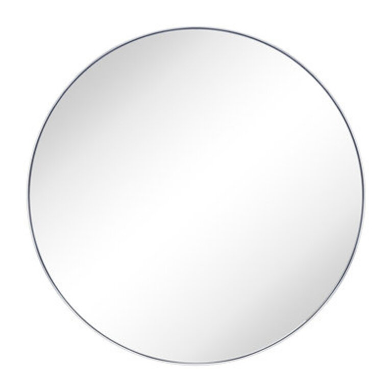 Circular Round Stainless Steel Framed Wall Mounted Bathroom Vanity Mirror