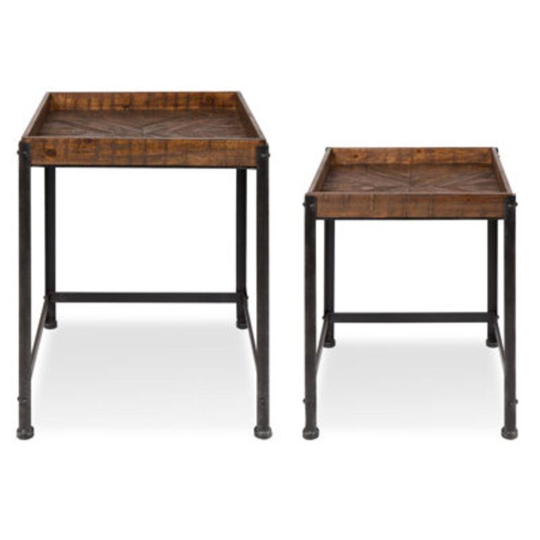 Lottie Solid Wood Nesting Tables