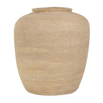 The Novogratz Ceramic Wide Textured Decorative Vase