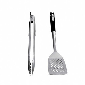 Monument Grills Tongs and Spatula Grilling Tool Set