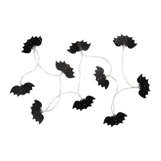 10-Count Warm White LED Halloween Bat Fairy Lights 425ft Copper Wire
