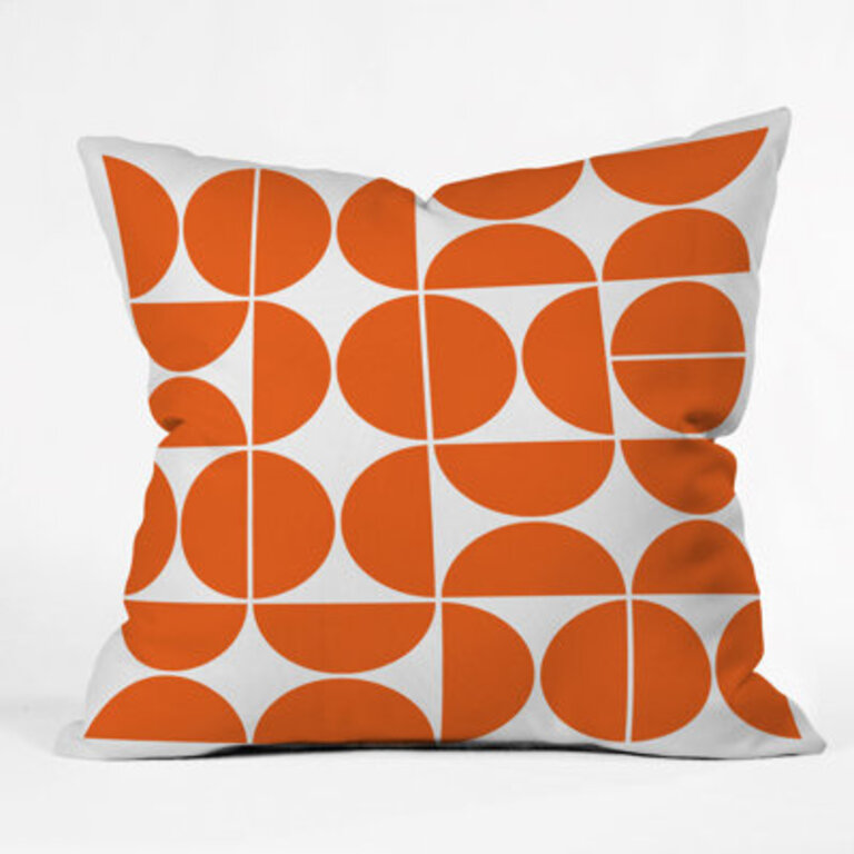 Mid Century Modern Outdoor Square Pillow Cover  Insert