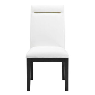 Donny 18 H Upholstered Acacia Side Chair
