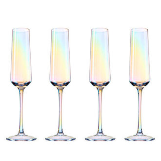 Set of 4 Monterey 6 oz Crystal Flutes