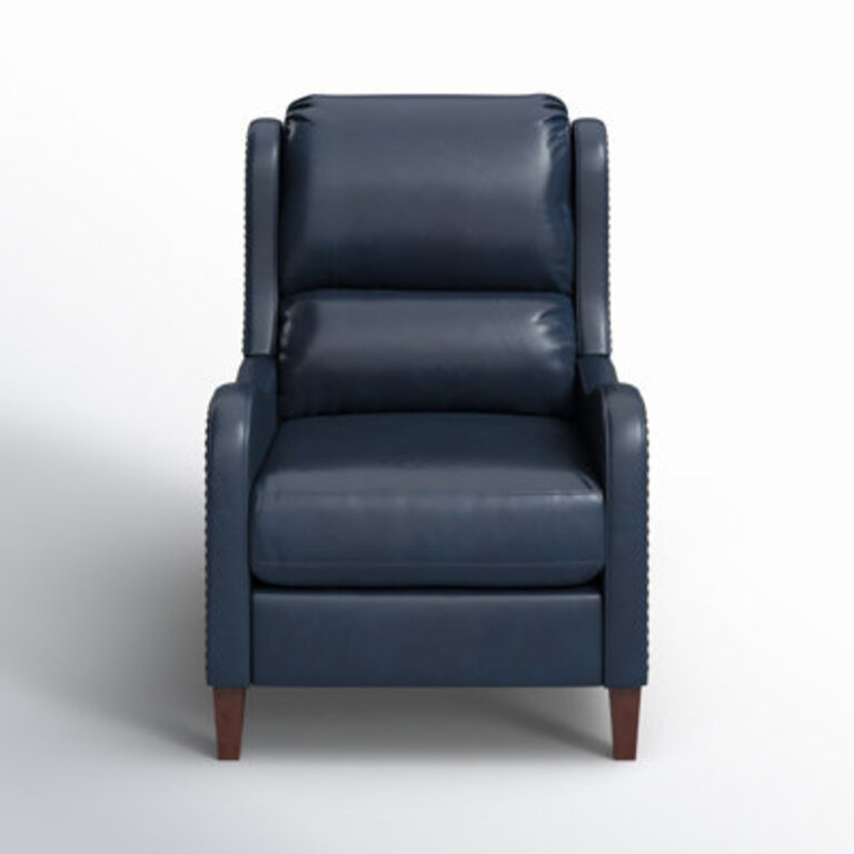 Westmere Genuine Leather Manual Club Recliner