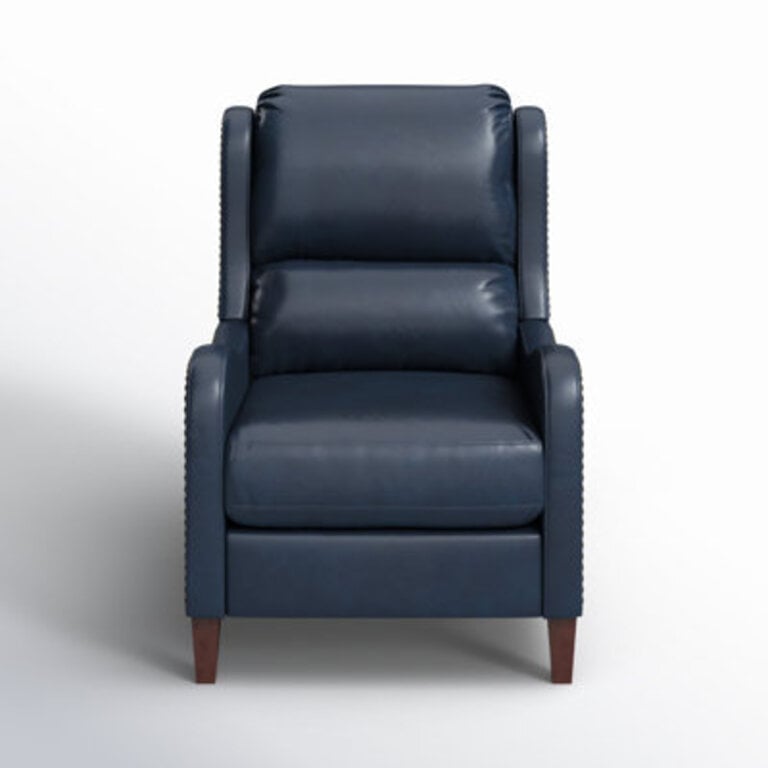 Westmere Genuine Leather Manual Club Recliner