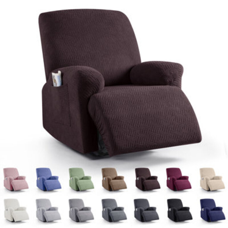 Wald Stretch Recliner Sofa Slipcovers Recliner Chair Covers With Pockets