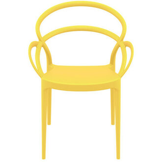 Set of 2 Farrah Stacking Patio Dining Armchairs