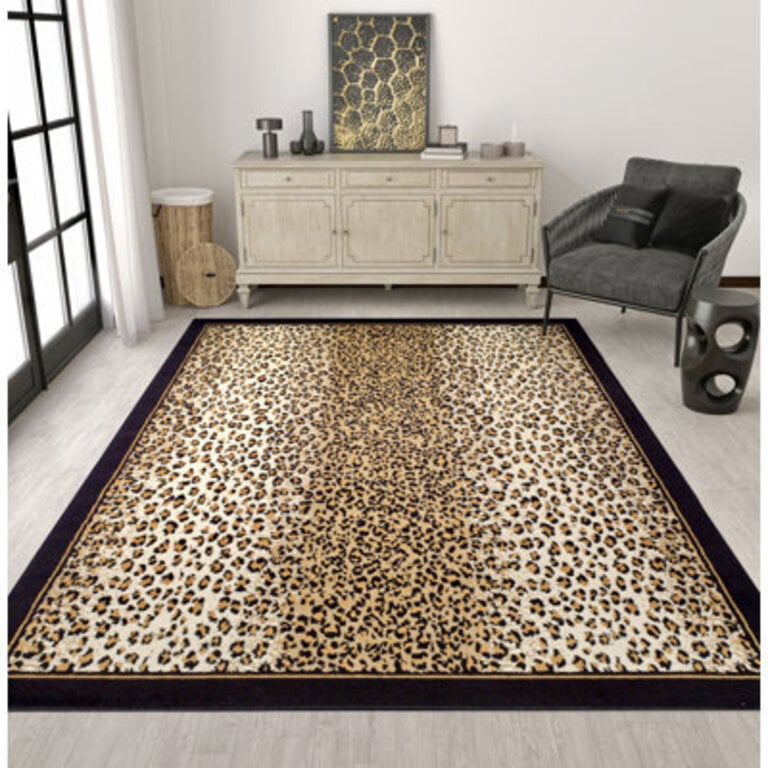 Wool Animal Print Indoor  Outdoor Rug