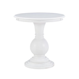 Knight Round Pedestal End Table
