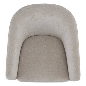 Bennett Upholstered Swivel Barrel Chair