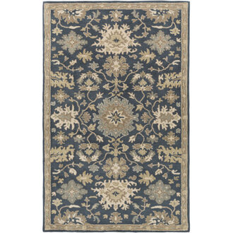 Arden Hand Tufted Wool Floral Indoor Rug