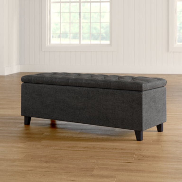 Maniscalco Tufted Top Upholstered Storage Bench