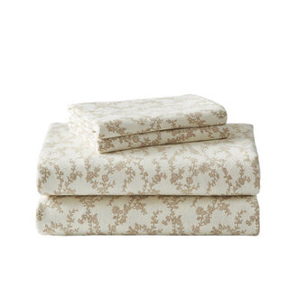 Laura Ashley Cotton Flannel Cozy Sheet Sets