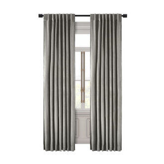 Premium Velvet Myreon Solid Color Blackout Thermal Rod Pocket Single Curtain Panel Liner