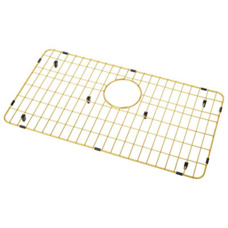 KDK HOME 157W Stainless Steel Grid and Protectors of Single Bowl Kitche Sink with Rear Drain