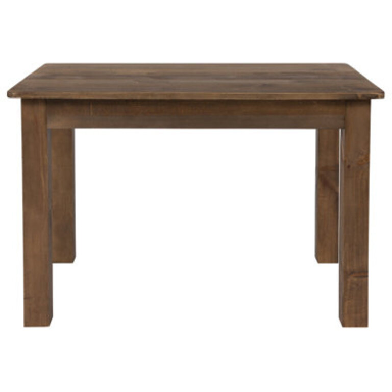 Dejon Rectangular Solid Pine Farmhouse Dining Table