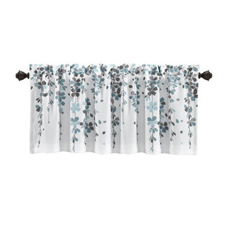 Lush Decor Weeping Flower Single Window Valance
