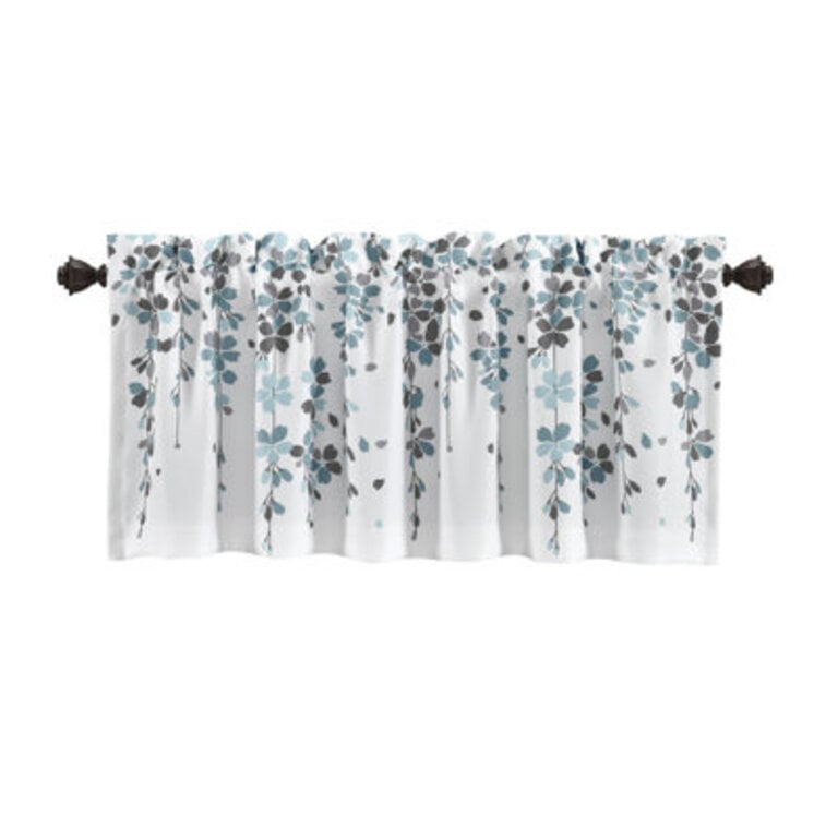 Lush Decor Weeping Flower Single Window Valance